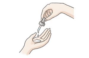 1.手に取ります